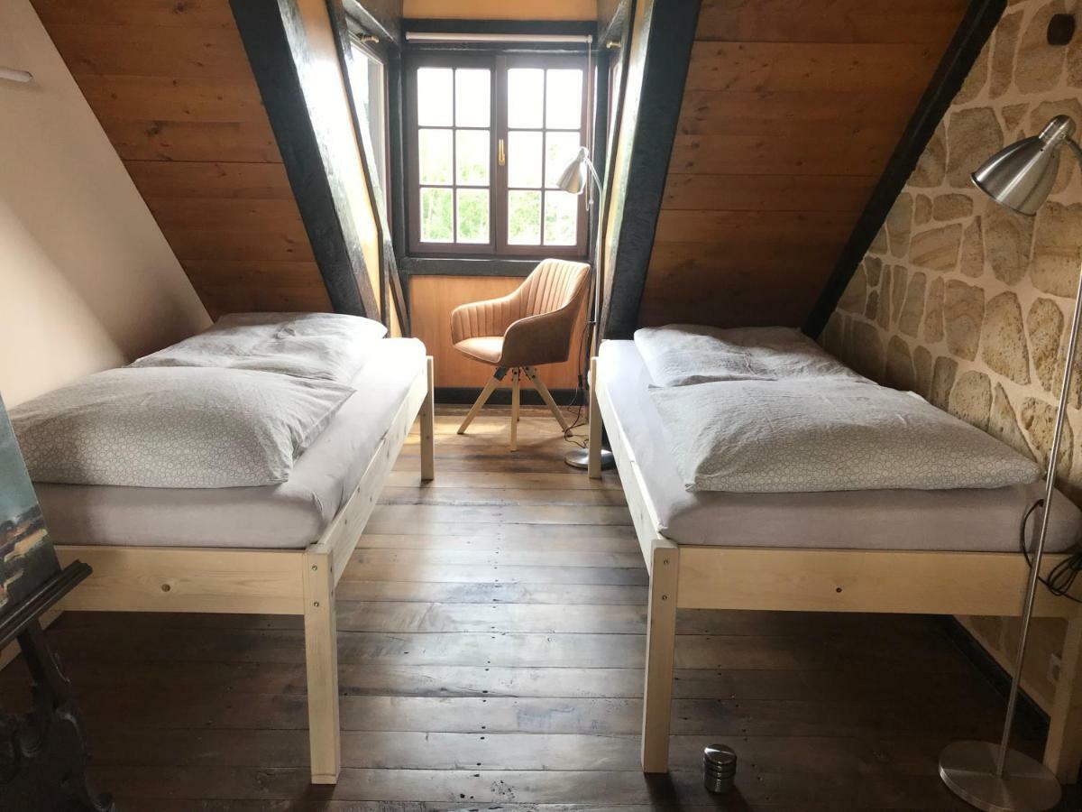 Fewo Turmzimmer Im Rittergut Leppersdorf Bei Dresden Esterno foto