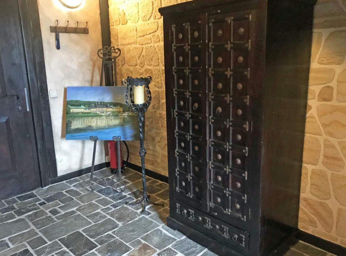 Fewo Turmzimmer Im Rittergut Leppersdorf Bei Dresden Esterno foto